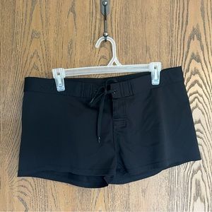 US Apparel Black Board Shorts, Size L